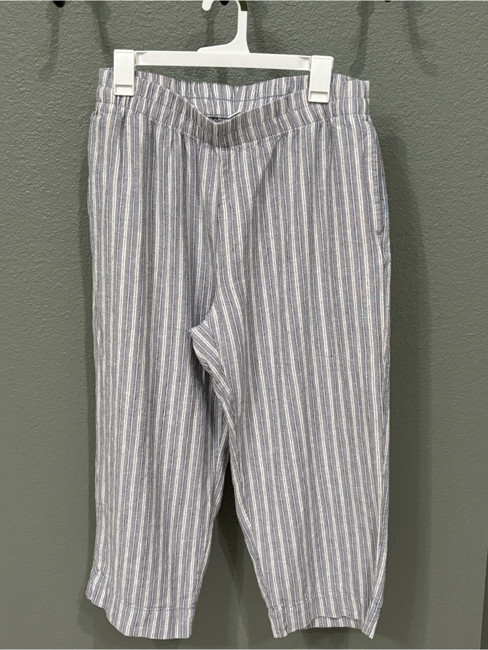 Old Navy Stripe Linen Pants
